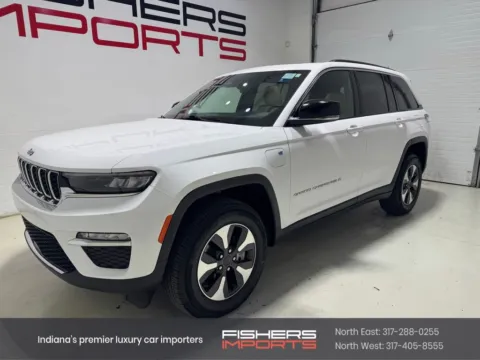White 2024 Jeep Grand Cherokee 4xe for sale in Fishers, IN