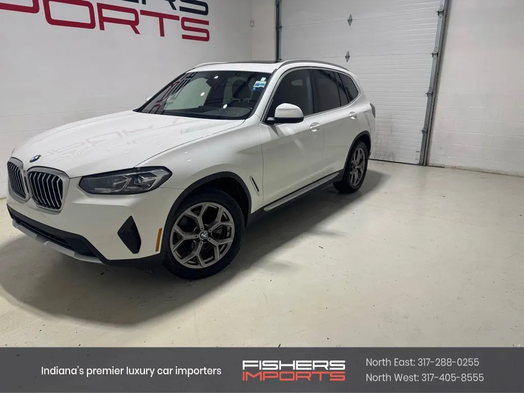 White 2024 BMW X3 xDrive30i for sale in Fishers, IN