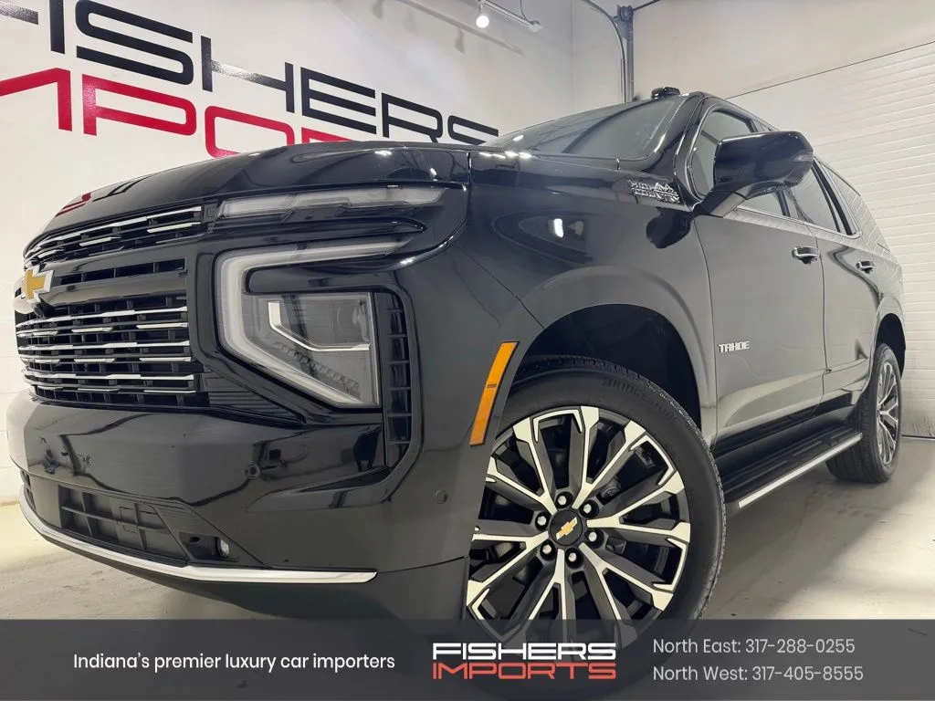 Black 2025 Chevrolet Tahoe High Country for sale in Fishers, IN