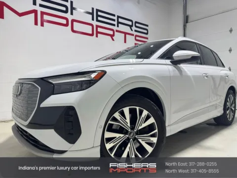 White 2023 Audi Q4 e-tron Premium Plus for sale in Fishers, IN