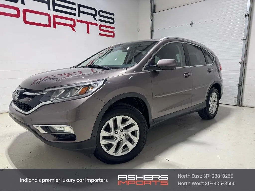Silver 2015 Honda CR-V EX-L for sale in Fishers, IN