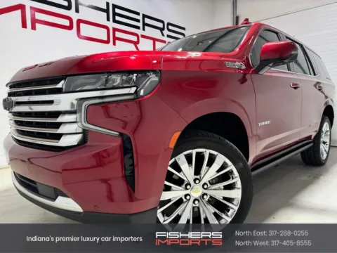 Red 2021 Chevrolet Tahoe High Country for sale in Fishers, IN