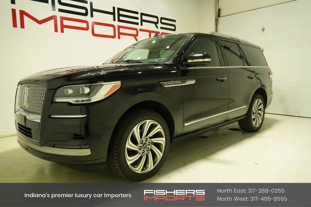 Black 2023 Lincoln Navigator Reserve for sale in Fishers, IN