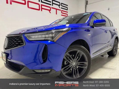 Blue 2024 Acura RDX A-Spec Package for sale in Fishers, IN