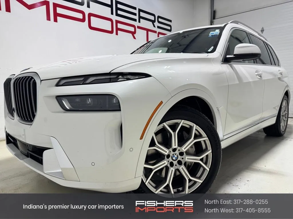 White 2023 BMW X7 xDrive40i for sale in Fishers, IN