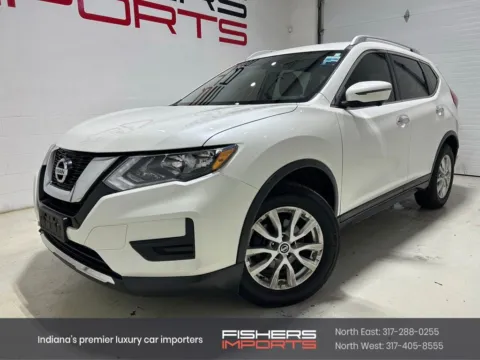 White 2017 Nissan Rogue SV for sale in Fishers, IN
