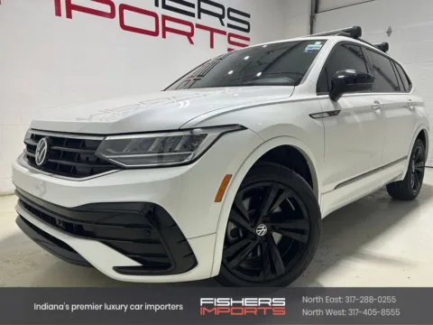 White 2024 Volkswagen Tiguan 2.0T SE R-Line Black for sale in Fishers, IN