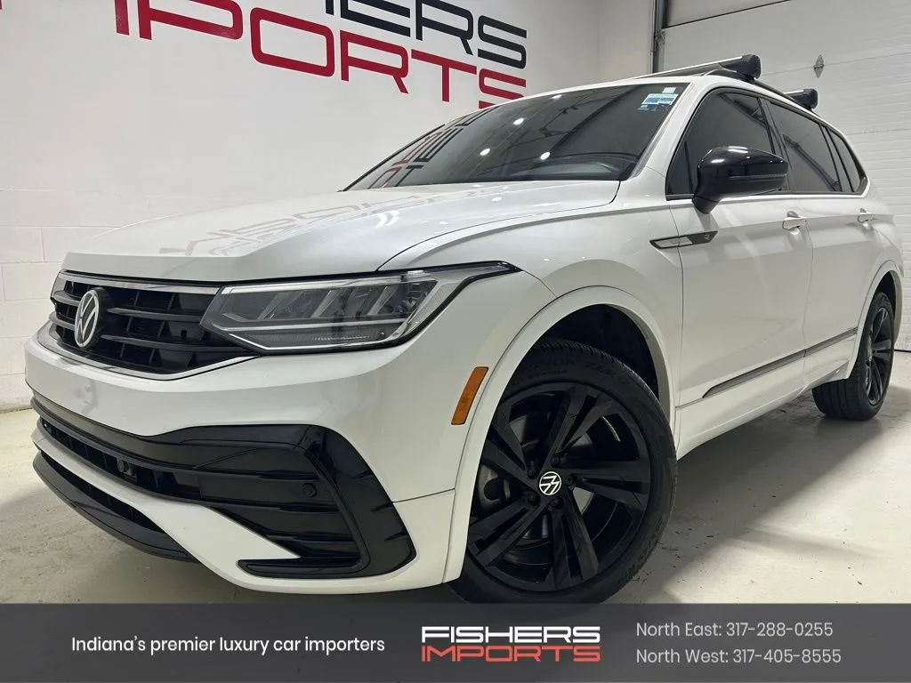 White 2024 Volkswagen Tiguan 2.0T SE R-Line Black for sale in Fishers, IN