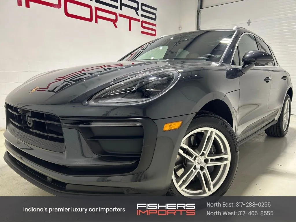 Black 2025 Porsche Macan T for sale in Fishers, IN