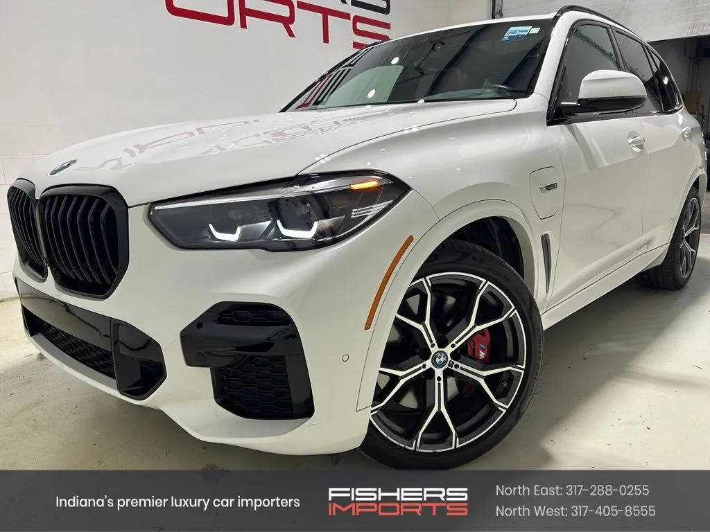 White 2023 BMW X5 xDrive45e for sale in Fishers, IN