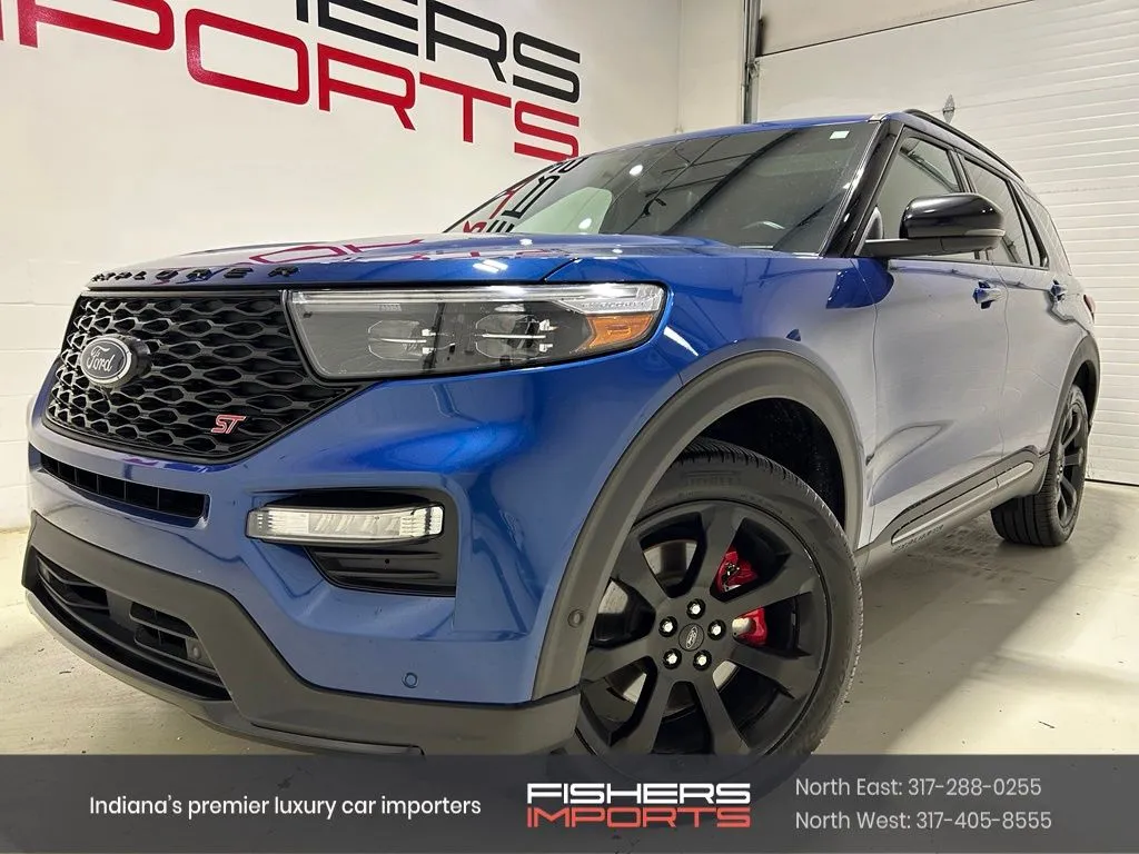 Blue 2021 Ford Explorer ST for sale in Fishers, IN