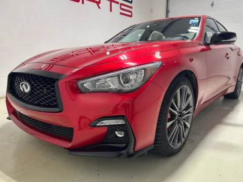 Photos of 2024 INFINITI Q50 Red Sport 400 for sale in Fishers, IN at Fishers Imports - North East