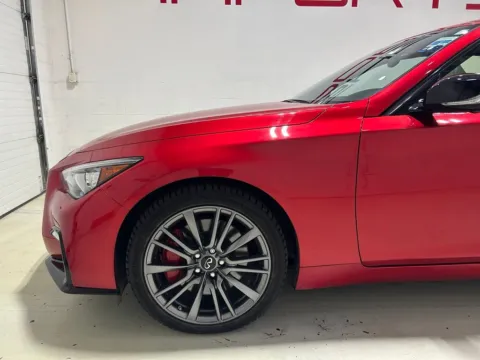 Another view of 2024 INFINITI Q50 Red Sport 400 for sale in Fishers, IN at Fishers Imports - North East