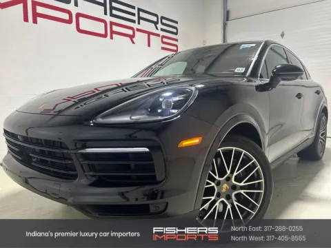 Black 2022 Porsche Cayenne Coupe for sale in Fishers, IN