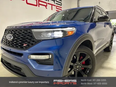 Blue 2021 Ford Explorer ST for sale in Fishers, IN