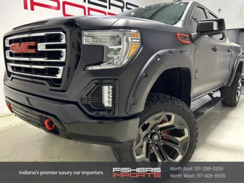 Black 2021 GMC Sierra 1500 SLT for sale in Fishers, IN