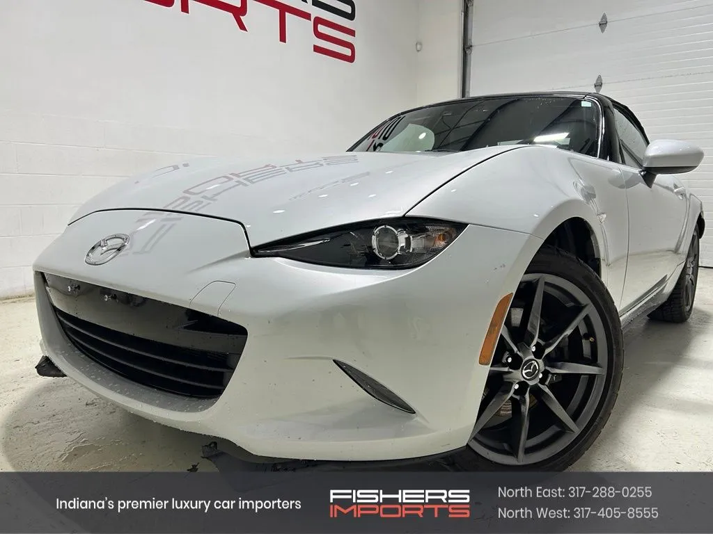 White 2016 Mazda Miata Grand Touring for sale in Fishers, IN