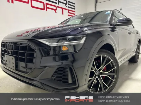 Black 2021 Audi Q8 55 Premium Plus for sale in Fishers, IN