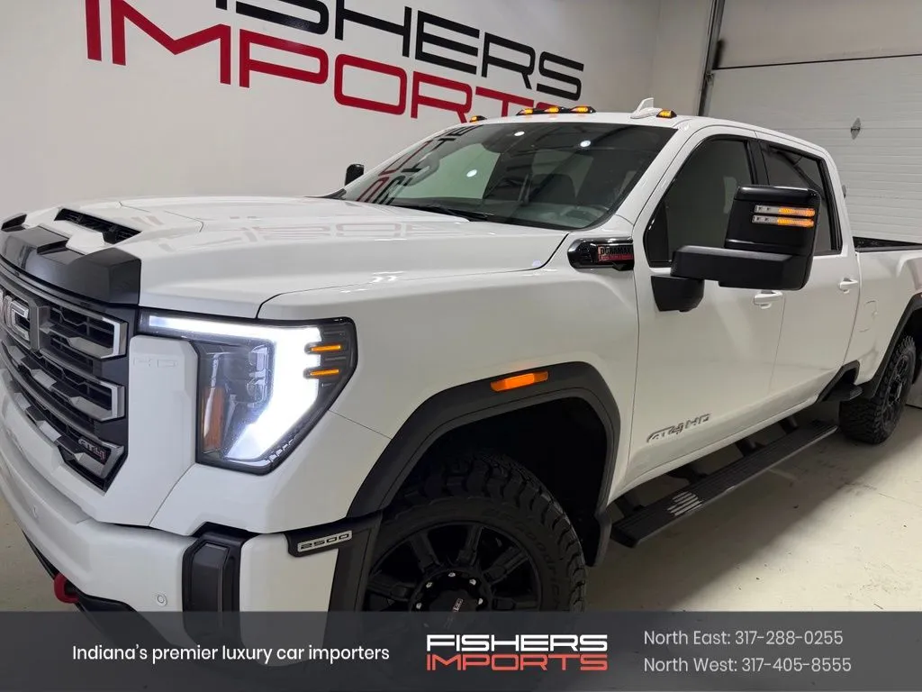 White 2024 GMC Sierra 2500 HD AT4 for sale in Fishers, IN