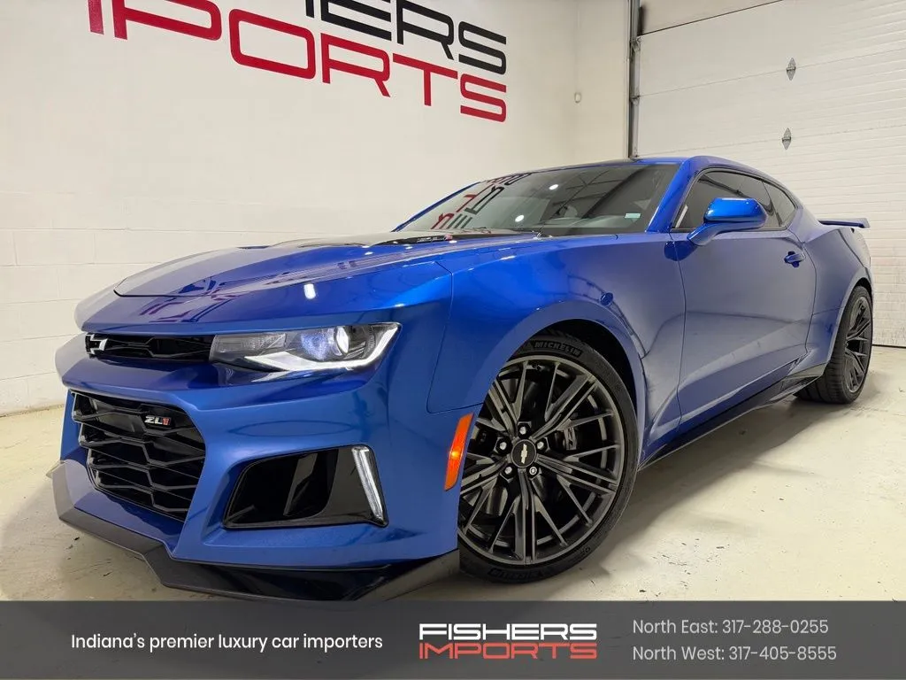Blue 2017 Chevrolet Camaro ZL1 for sale in Fishers, IN