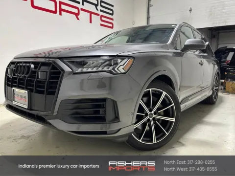 Gray 2020 Audi Q7 55 Prestige for sale in Fishers, IN