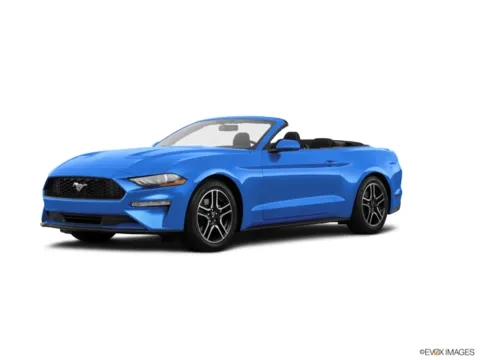 Blue 2020 Ford Mustang EcoBoost Premium for sale in Fishers, IN