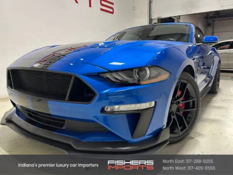 Blue 2020 Ford Mustang EcoBoost Premium for sale in Fishers, IN