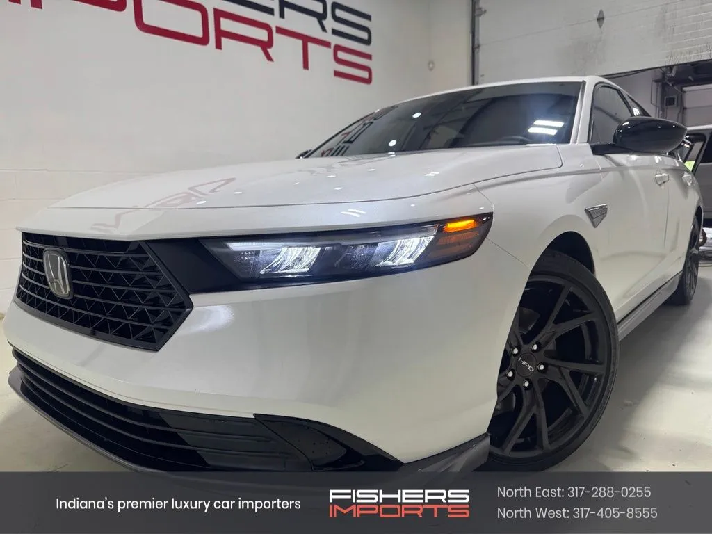 White 2026 Honda Accord Hybrid Sport-L for sale in Fishers, IN