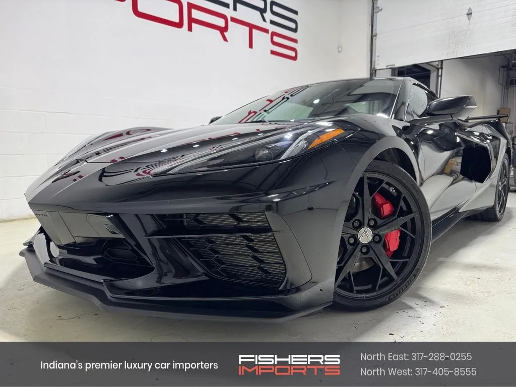 Black 2022 Chevrolet Corvette Stingray for sale in Fishers, IN