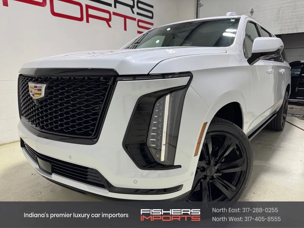 White 2026 Cadillac Escalade ESV Sport for sale in Fishers, IN