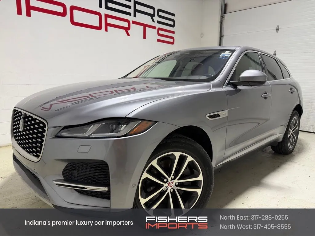 Gray 2021 Jaguar F-PACE P250 S for sale in Fishers, IN
