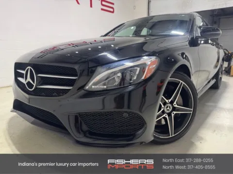 Black 2017 Mercedes-Benz C-Class C 300 for sale in Fishers, IN