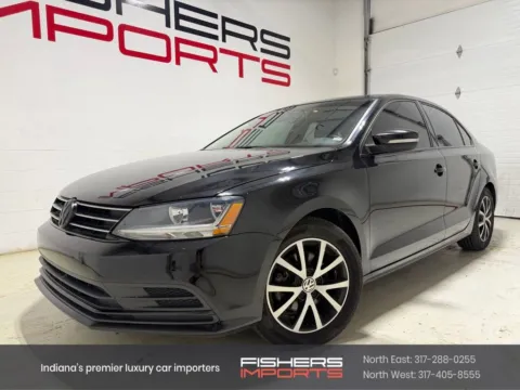 Black 2017 Volkswagen Jetta 1.4T SE for sale in Fishers, IN