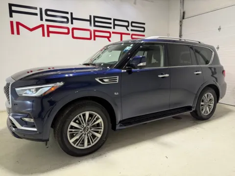 Photos of 2019 INFINITI QX80 LUXE for sale in Fishers, IN at Fishers Imports - North East