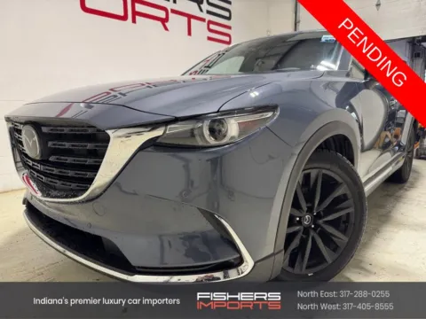 Gray 2022 Mazda CX-9 Carbon Edition for sale in Fishers, IN