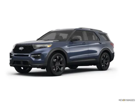 Blue 2024 Ford Explorer ST-Line for sale in Fishers, IN