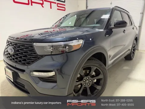 Blue 2024 Ford Explorer ST-Line for sale in Fishers, IN