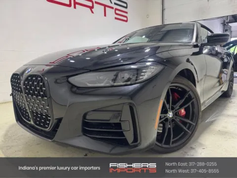 Black 2024 BMW 4 Series M440i xDrive for sale in Fishers, IN