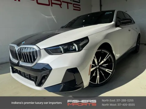 White 2024 BMW 5 Series 540i xDrive for sale in Fishers, IN