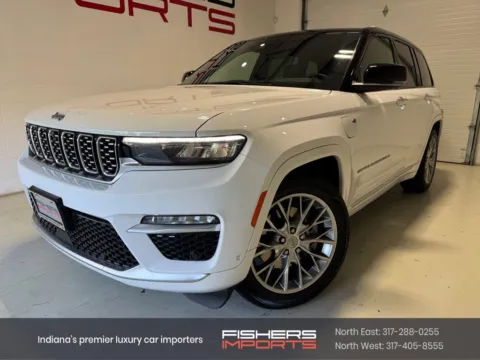 White 2023 Jeep Grand Cherokee Summit 4xe for sale in Fishers, IN