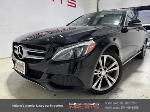 Black 2015 Mercedes-Benz C-Class C 300 for sale in Fishers, IN