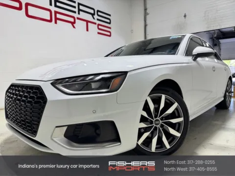 White 2023 Audi A4 40 Premium Plus for sale in Fishers, IN
