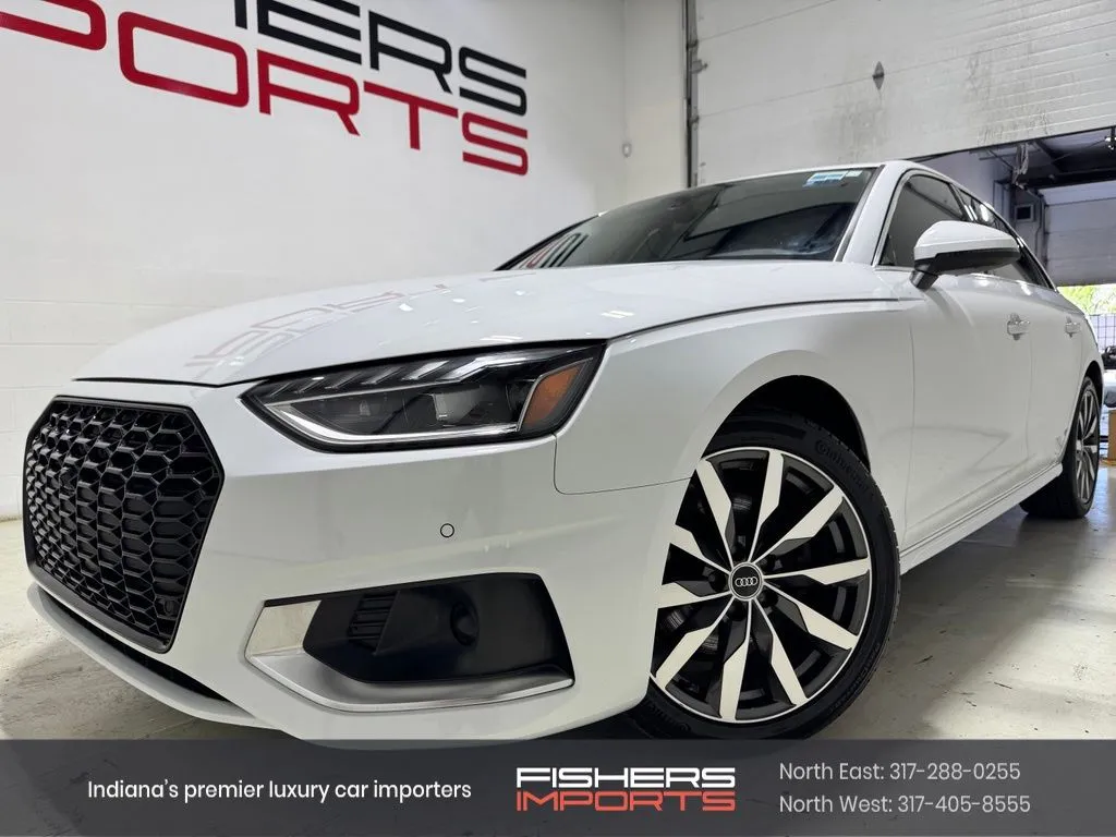 White 2023 Audi A4 40 Premium Plus for sale in Fishers, IN