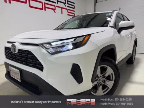 White 2025 Toyota RAV4 XLE for sale in Fishers, IN