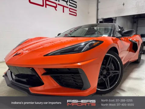 Orange 2021 Chevrolet Corvette Stingray for sale in Fishers, IN