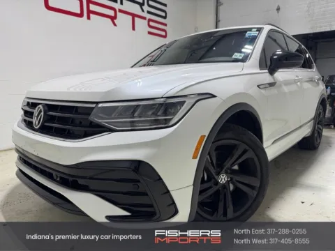 White 2023 Volkswagen Tiguan 2.0T SE R-Line Black for sale in Fishers, IN