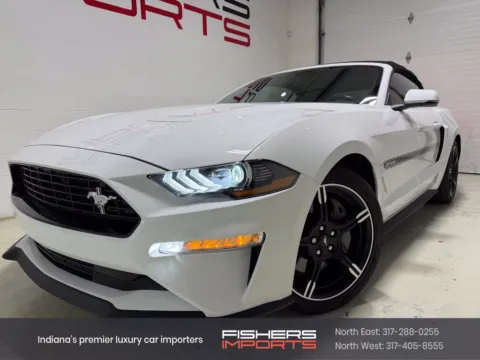 White 2019 Ford Mustang GT Premium for sale in Fishers, IN