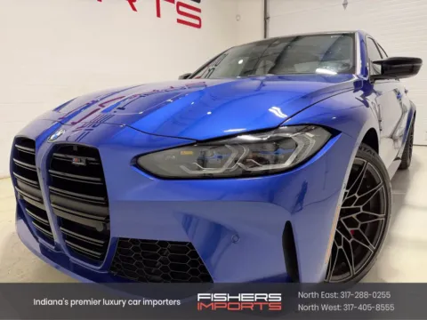 Blue 2024 BMW M3 Competition for sale in Fishers, IN