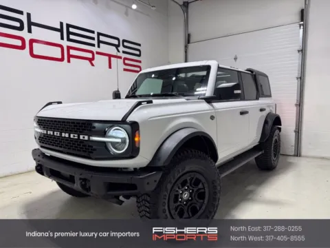 White 2023 Ford Bronco Wildtrak for sale in Fishers, IN