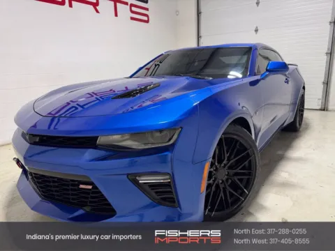 Blue 2017 Chevrolet Camaro SS for sale in Fishers, IN